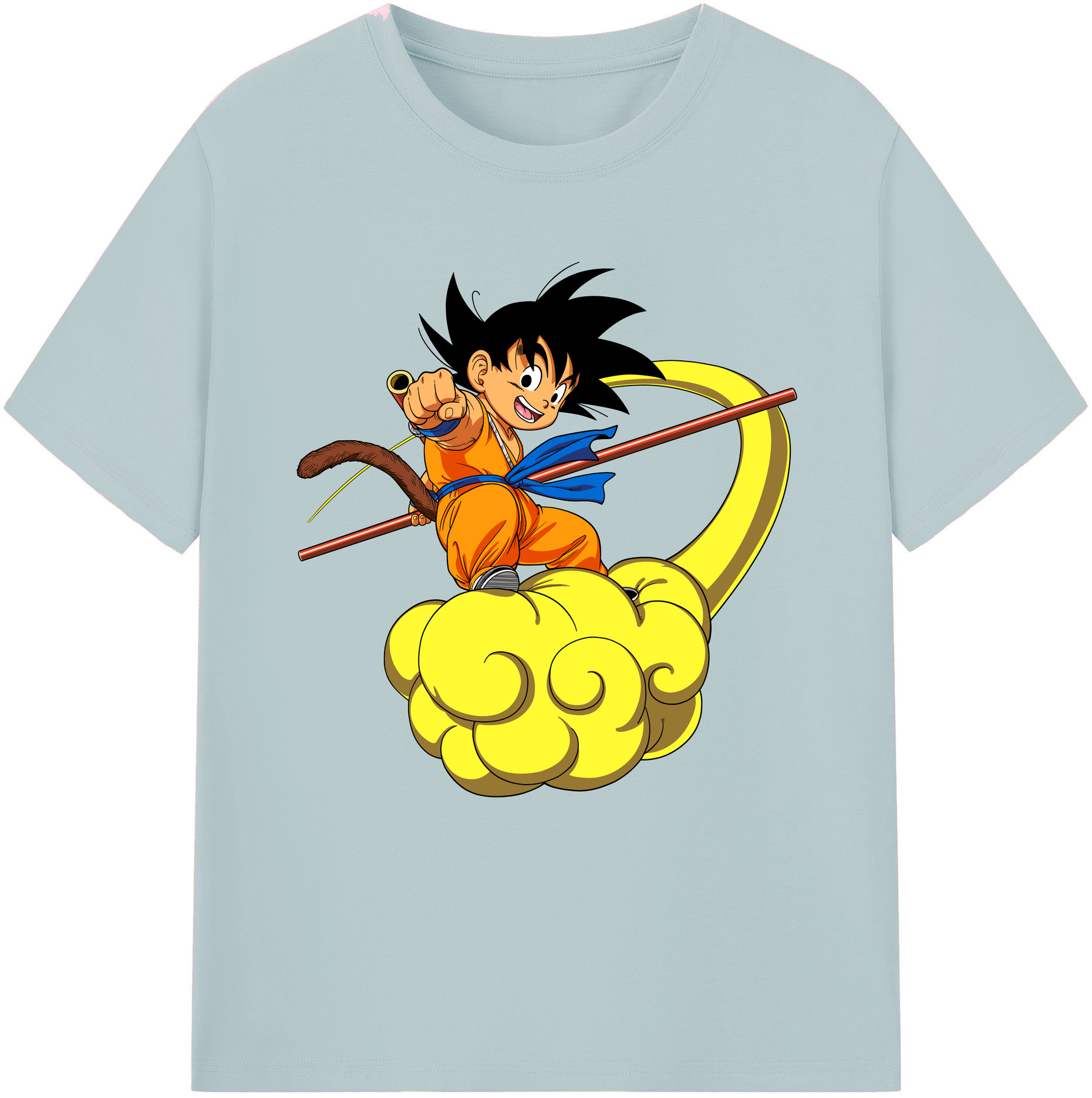 （画像用） ドラゴンボール 孫悟空（そん ごくう）Son Goku カカロット DRAGON BALL Kakarotto 綿100％半袖Tシャツ（フロントプリント）